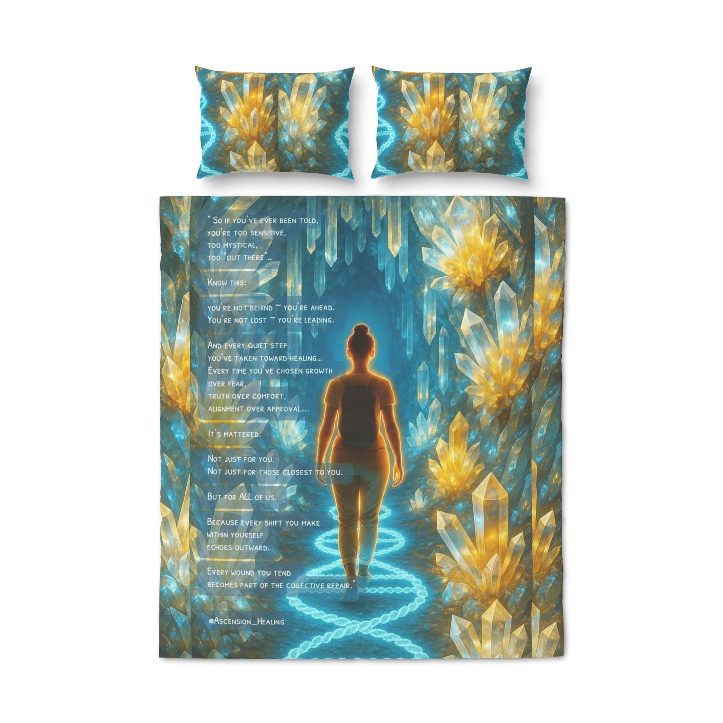 ✨The Crystal Within✨               Quilt Cover Set Of Three