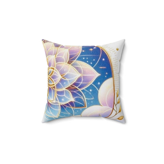 AH, Spun Polyester Square Pillow