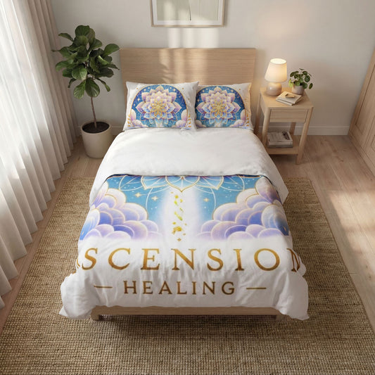 Ascension Healing Logo, Quilt Cover Set Of Three