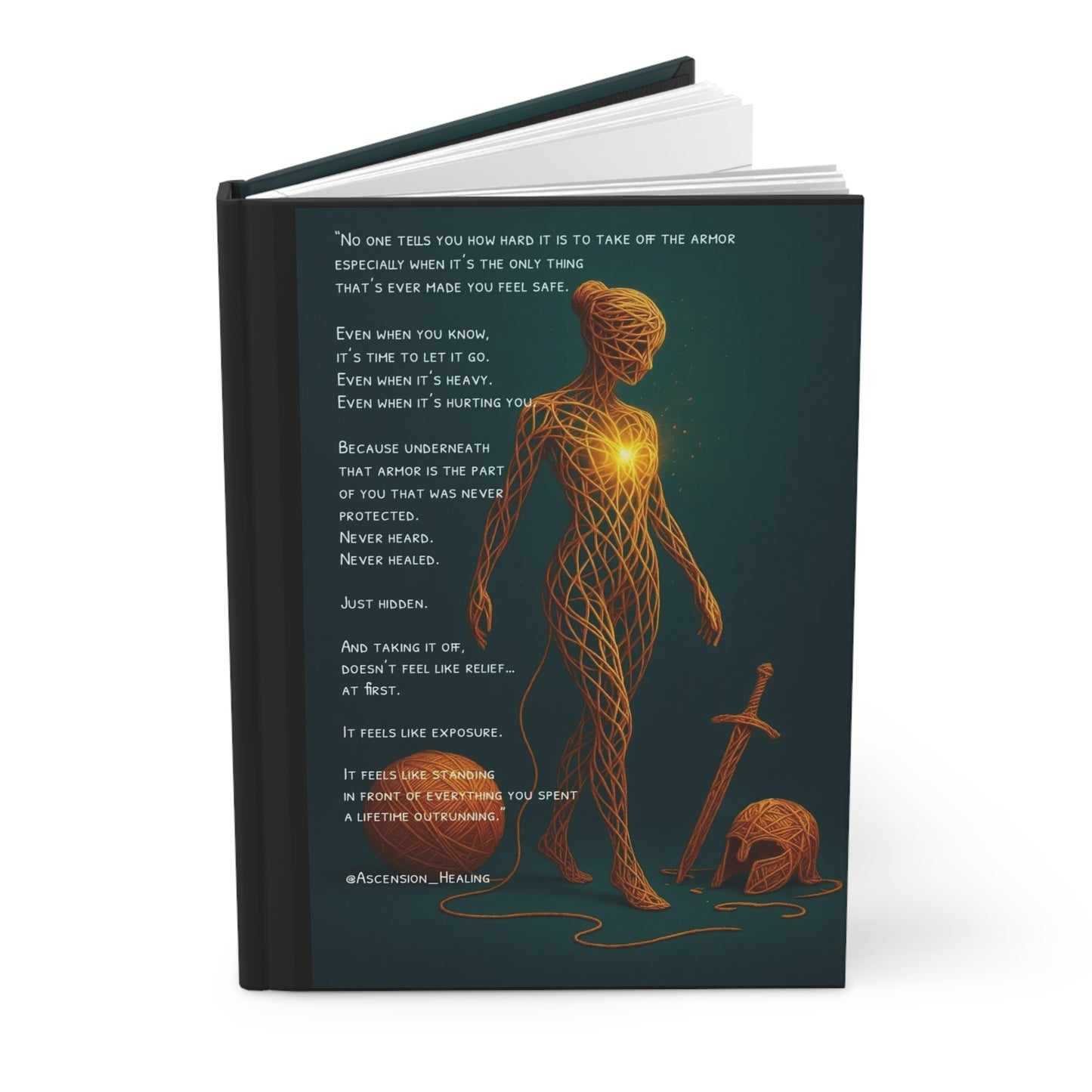 ✨The Unraveling✨ 

[ BLANK ] Hardcover Journal, Inspirational, Mindfulness Notebook, Guided Writing Journal, Personal Growth Diary, Gift for Writers, Motivational Journal